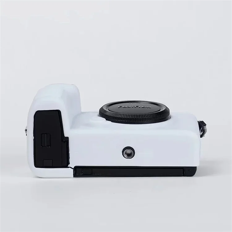 Silicone Skin Case for Fujifilm X-S10 Camera, Anti-drop Digital Camera Body Cover Protector - White