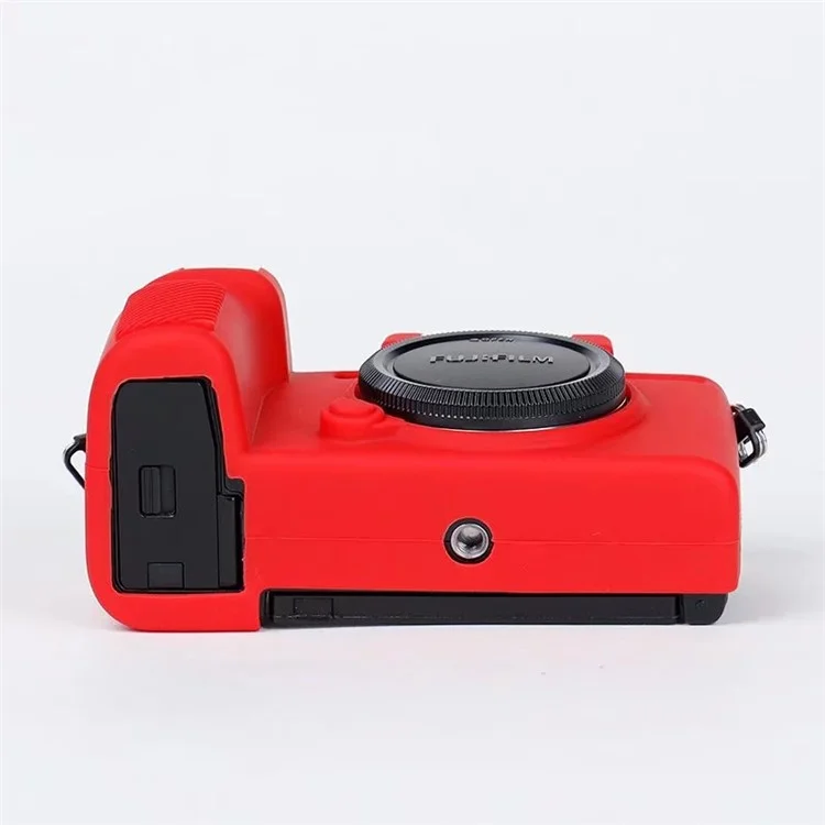 Silicone Skin Case for Fujifilm X-S10 Camera, Anti-drop Digital Camera Body Cover Protector - Red