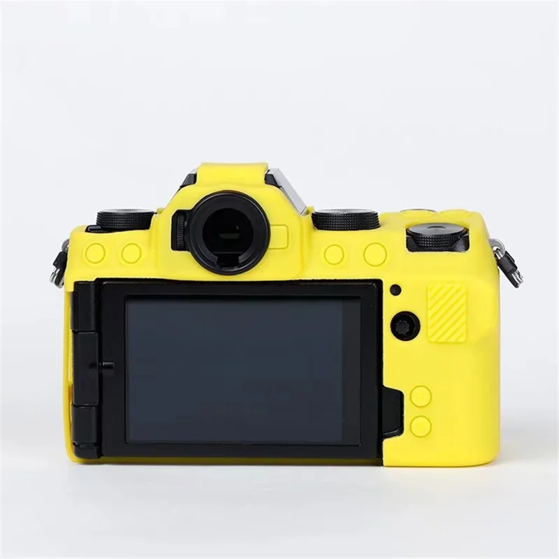 Silicone Skin Case for Fujifilm X-S10 Camera, Anti-drop Digital Camera Body Cover Protector - Yellow