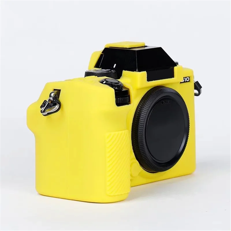 Silicone Skin Case for Fujifilm X-S10 Camera, Anti-drop Digital Camera Body Cover Protector - Yellow
