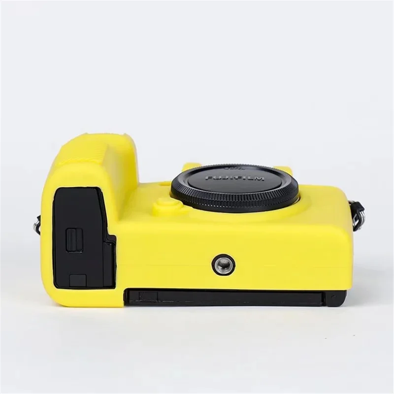 Silicone Skin Case for Fujifilm X-S10 Camera, Anti-drop Digital Camera Body Cover Protector - Yellow