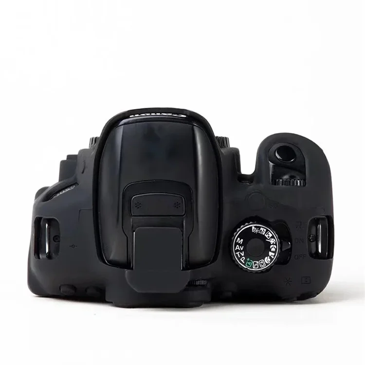 Pour Canon EOS 700D / 650D / 600D Soft Silicone Skin Case Protective Cover Anti-scratch Camera Bag - Noir