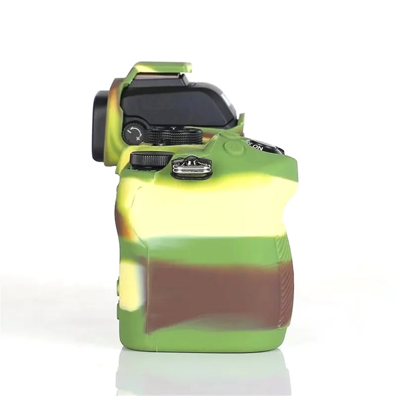 Silikonkameraetui för Nikon Z 50, stötvård, dammskydd, skyddshölse - kamouflage