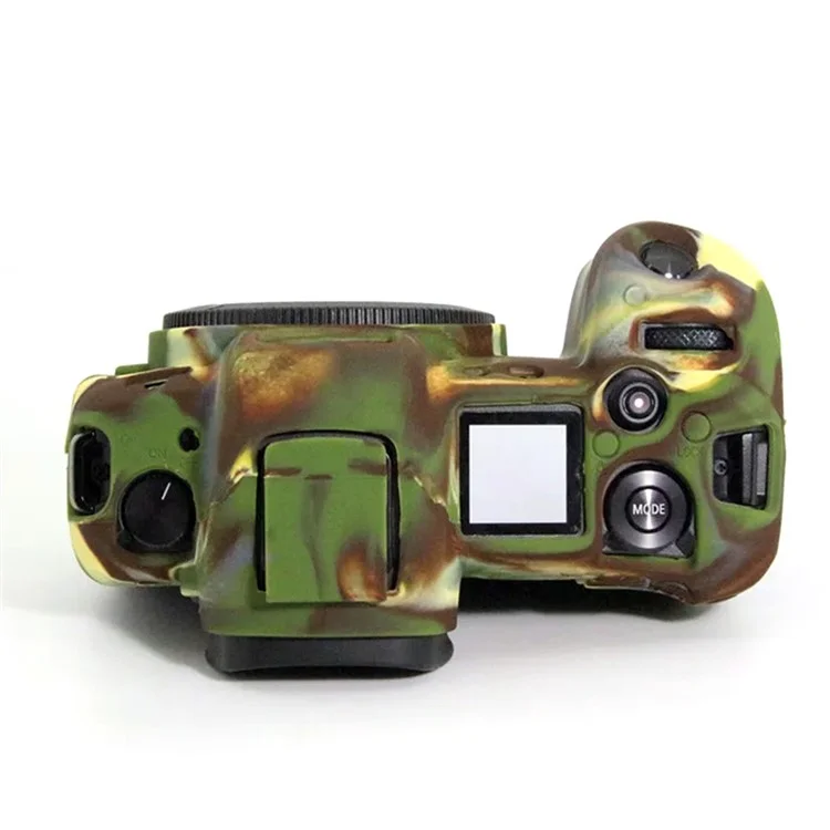 For Canon EOS R Camera Silicone Case Anti-scratch Camera Protective Sleeve Cover - Camouflage