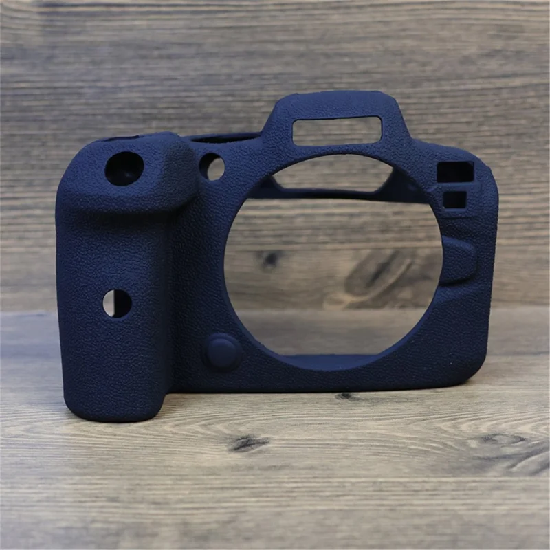 For Canon EOS R6 Mark II Silicone Case Anti-scratch Digital Camera Protective Cover - Black