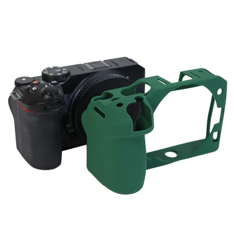غطاء مضاد للسقوط للكاميرا Nikon Z 30، غطاء سيليكون مقاوم للانزلاق وواقٍ من الغبار - أخضر داكن