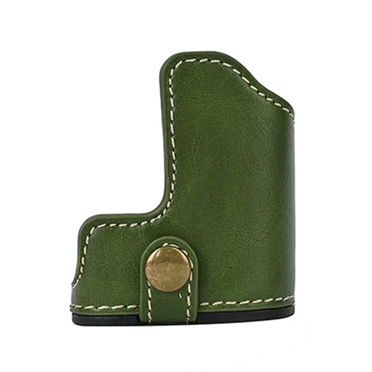 For Canon EOS R50 / R100 Camera Bottom Sleeve Large Opening Design PU Leather Half Body Case - Green