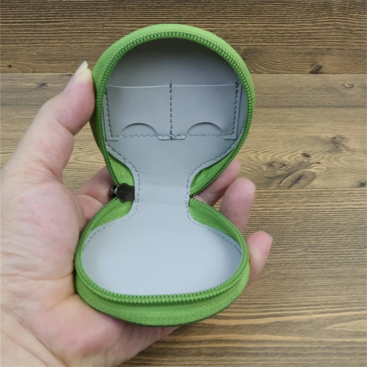 Para Canon EOS R8 PU Leather Case Digital Camera Battery Opening Design Bag with Strap and Small Bag - Verde