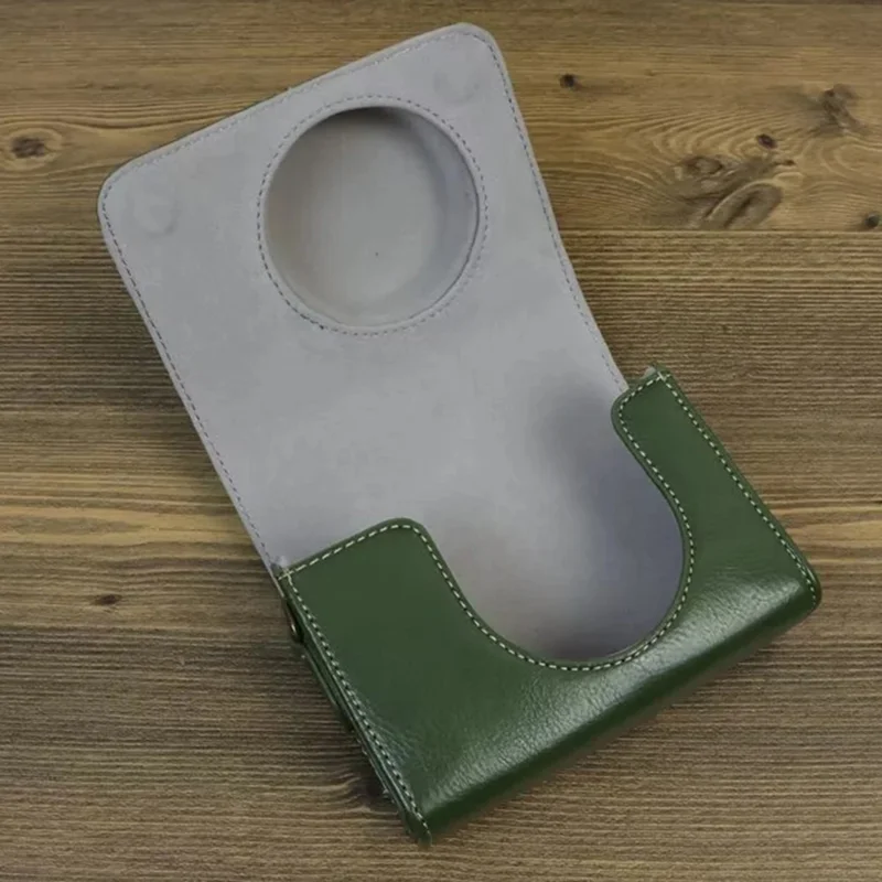 For Sony ZV-1 / ZV-1 II / ZV-1F Case PU Leather Protective Camera Bag with Shoulder Strap, Horizontal Type - Coffee