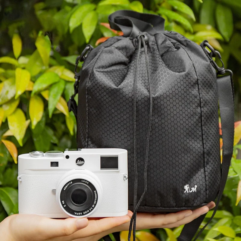 JN XK Oxford Cloth Shoulder Bag for Canon, Fuji, Sony Cameras Crossbody Bag with Adjustable Shoulder Strap