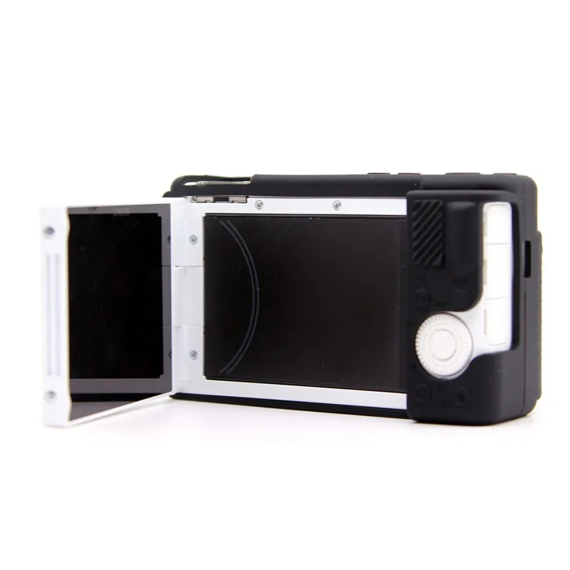 Para Sony ZV-1F / ZV-1 / ZV-1 II Capa Protetora de Silicone Macio Câmera Antiarranhões Proteção contra Quedas - Preto