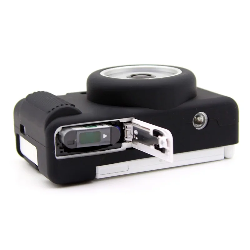 Para Sony ZV-1F / ZV-1 / ZV-1 II Capa Protetora de Silicone Macio Câmera Antiarranhões Proteção contra Quedas - Preto