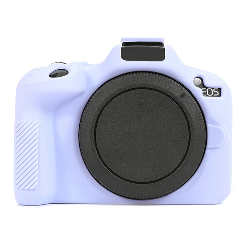 Pour Canon EOS R50 Étui de protection en silicone souple anti-chute - Pourpre