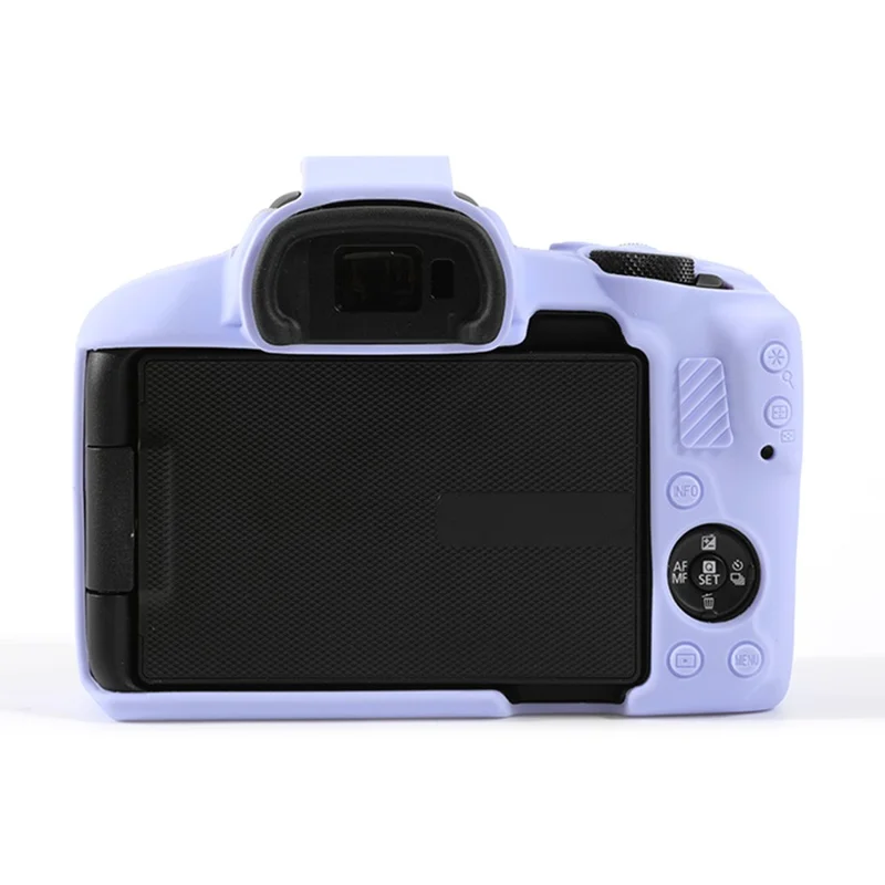 Pour Canon EOS R50 Étui de protection en silicone souple anti-chute - Pourpre