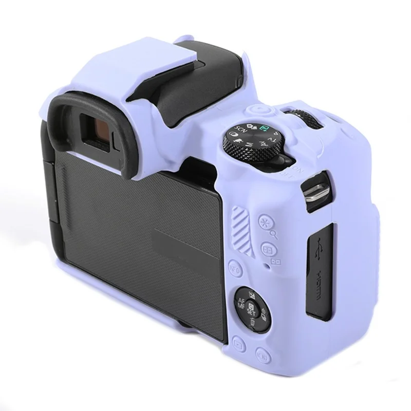 Pour Canon EOS R50 Étui de protection en silicone souple anti-chute - Pourpre