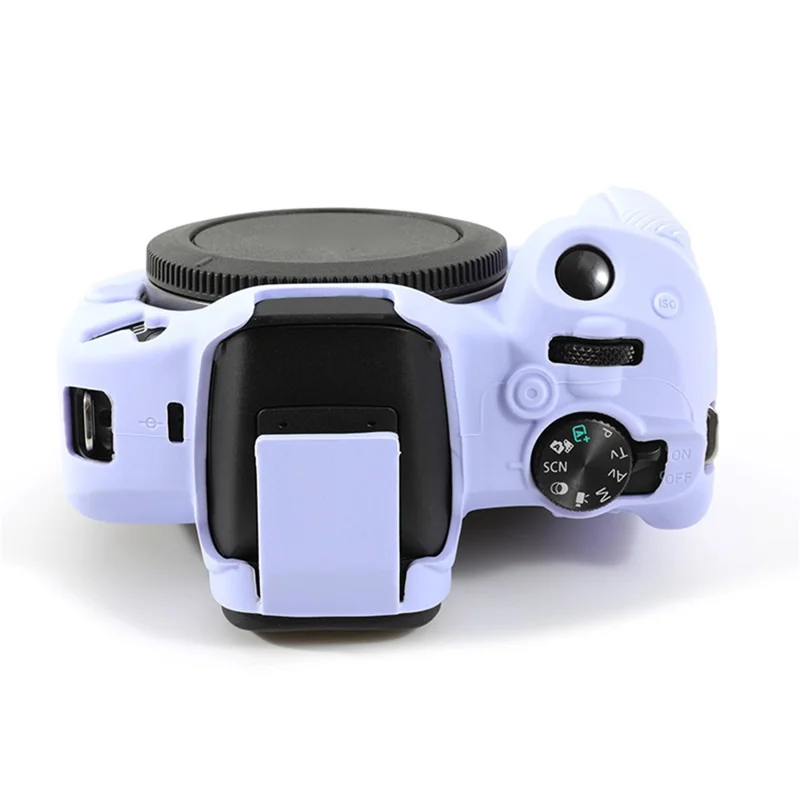 Pour Canon EOS R50 Étui de protection en silicone souple anti-chute - Pourpre
