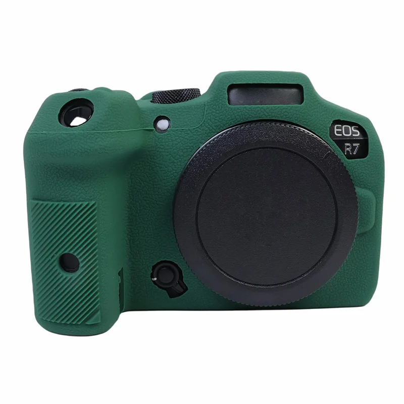 Para Canon EOS R7 Capa de Silicone Protetor de Câmera Anti-Arranhões Capa de Proteção Contra Queda - Verde