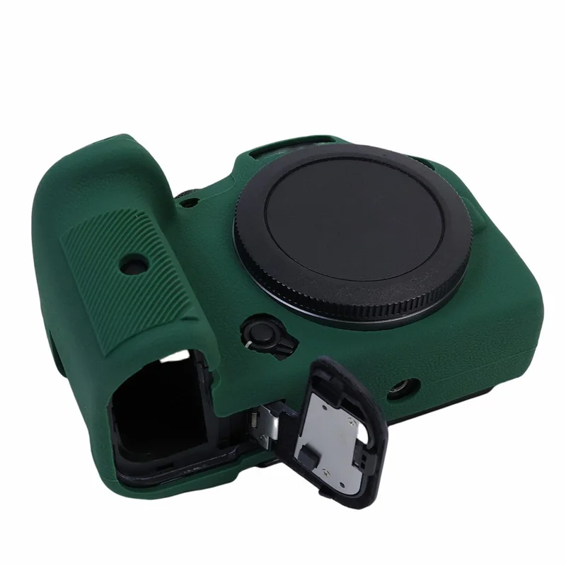 Para Canon EOS R7 Capa de Silicone Protetor de Câmera Anti-Arranhões Capa de Proteção Contra Queda - Verde
