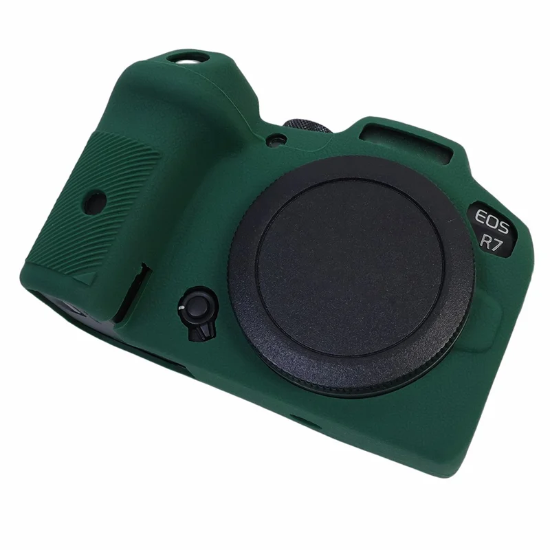 Para Canon EOS R7 Capa de Silicone Protetor de Câmera Anti-Arranhões Capa de Proteção Contra Queda - Verde