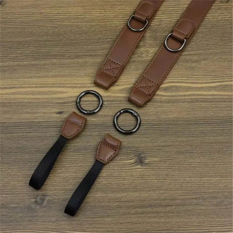 حقيبة كاميرا قابلة للفصل من جلد البولي يوريثان للحصول على فتحة بطارية للكاميرا سوني ZV-E1 مع حقيبة عدسة - أخضر