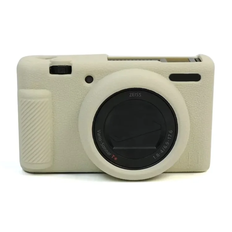 Pour Sony ZV-1 II / ZV-1M2 Anti-drop Soft Silicone Case Camera Protective Cover - Beige