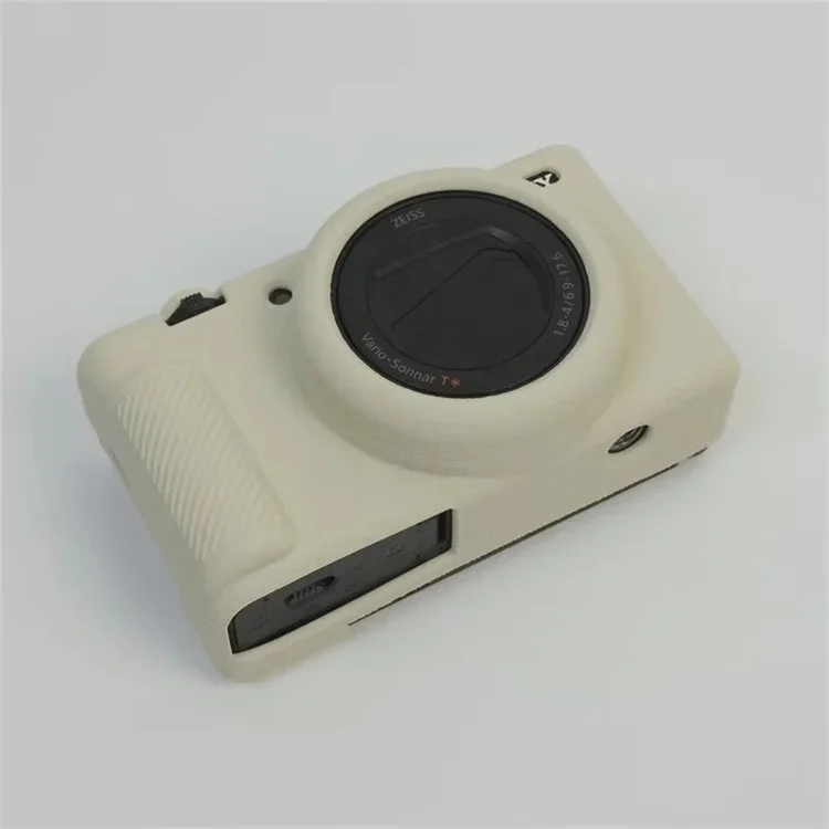 Pour Sony ZV-1 II / ZV-1M2 Anti-drop Soft Silicone Case Camera Protective Cover - Beige