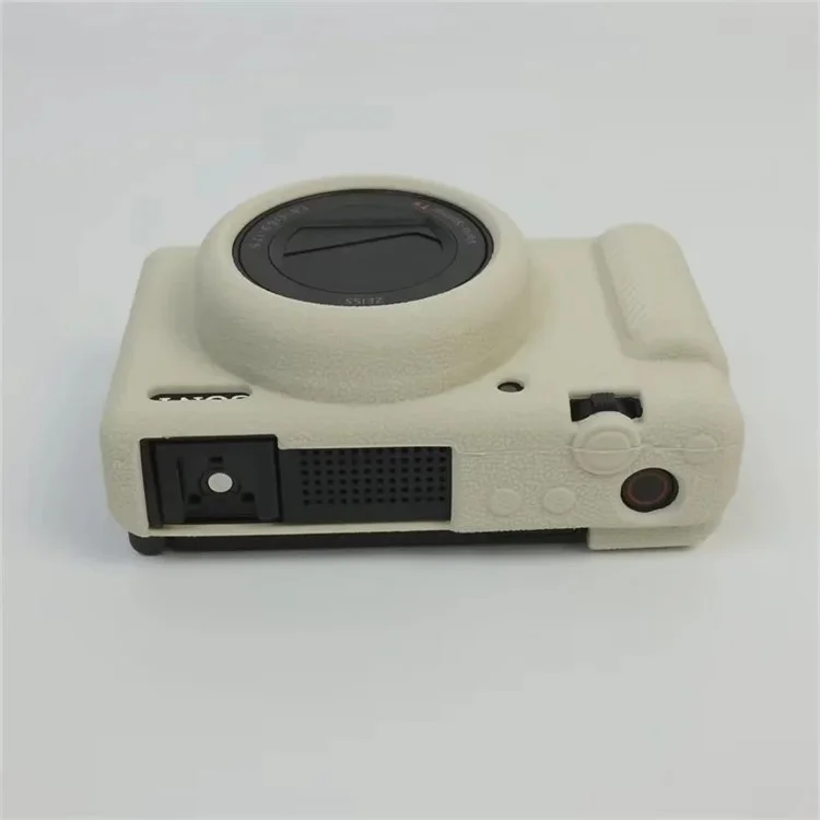 Pour Sony ZV-1 II / ZV-1M2 Anti-drop Soft Silicone Case Camera Protective Cover - Beige