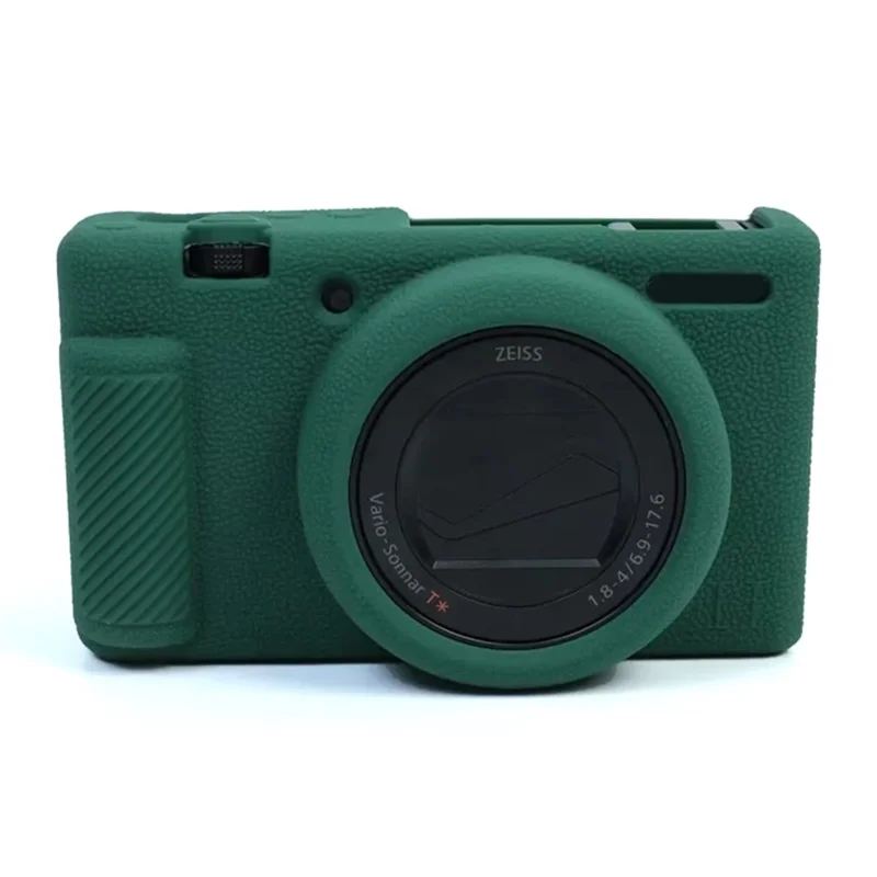 For Sony ZV-1 II / ZV-1M2 Anti-drop Soft Silicone Case Camera Protective Cover - Blackish Green