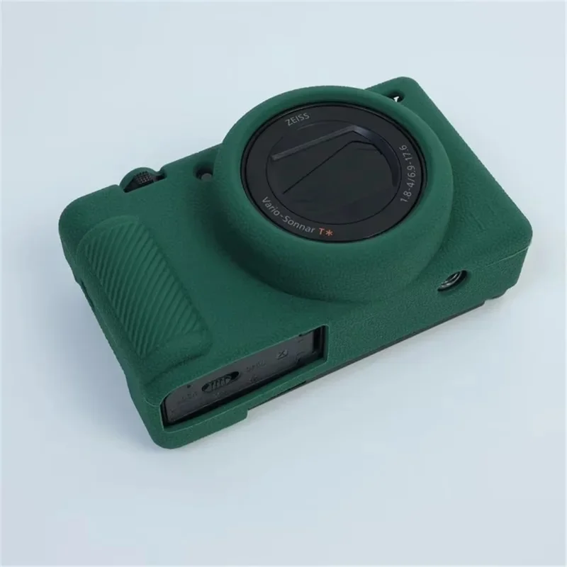 For Sony ZV-1 II / ZV-1M2 Anti-drop Soft Silicone Case Camera Protective Cover - Blackish Green