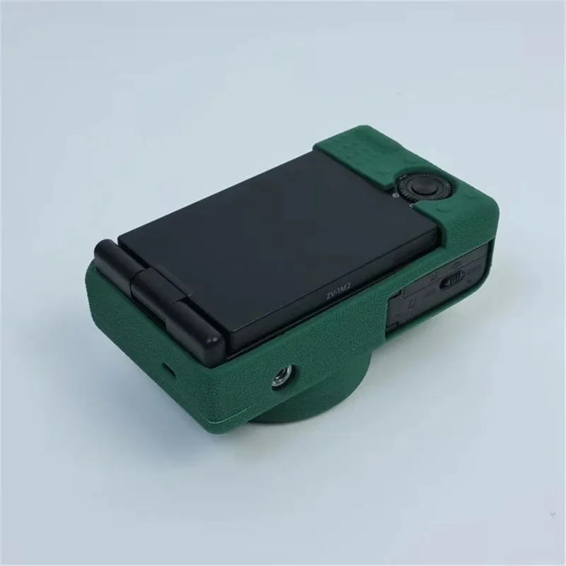 For Sony ZV-1 II / ZV-1M2 Anti-drop Soft Silicone Case Camera Protective Cover - Blackish Green