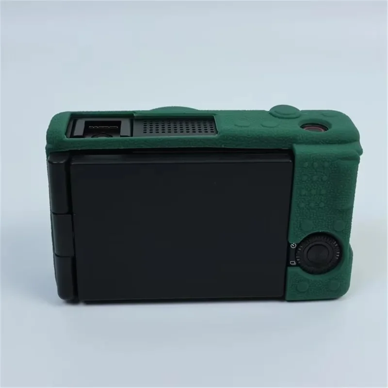 For Sony ZV-1 II / ZV-1M2 Anti-drop Soft Silicone Case Camera Protective Cover - Blackish Green