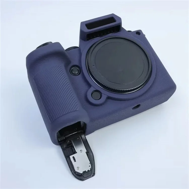 Para Panasonic Lumix S5 Mark II Protector de cámara Funda de silicona anti-arañazos Cubierta de protección contra caídas - Zafiro