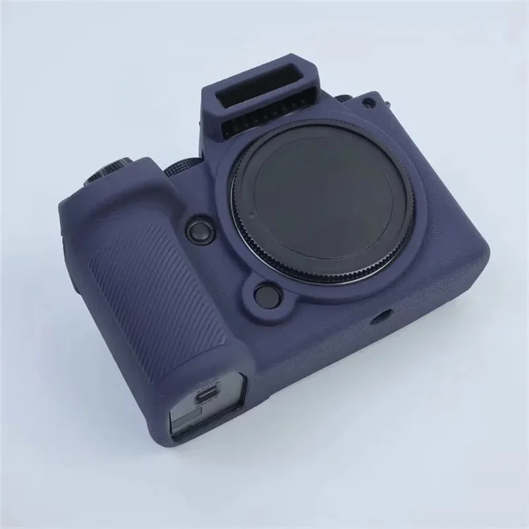 Para Panasonic Lumix S5 Mark II Protector de cámara Funda de silicona anti-arañazos Cubierta de protección contra caídas - Zafiro