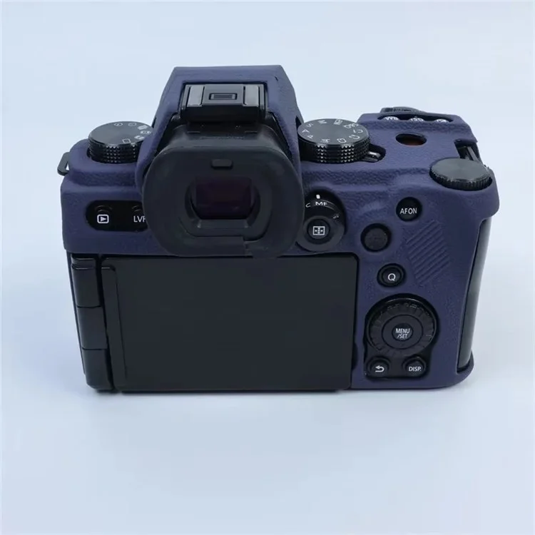 Para Panasonic Lumix S5 Mark II Protector de cámara Funda de silicona anti-arañazos Cubierta de protección contra caídas - Zafiro