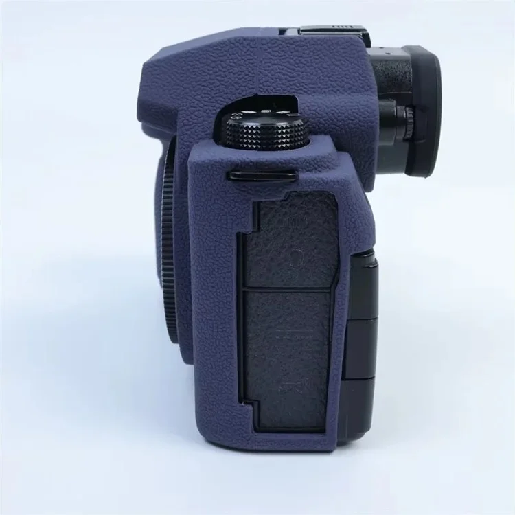 Para Panasonic Lumix S5 Mark II Protector de cámara Funda de silicona anti-arañazos Cubierta de protección contra caídas - Zafiro