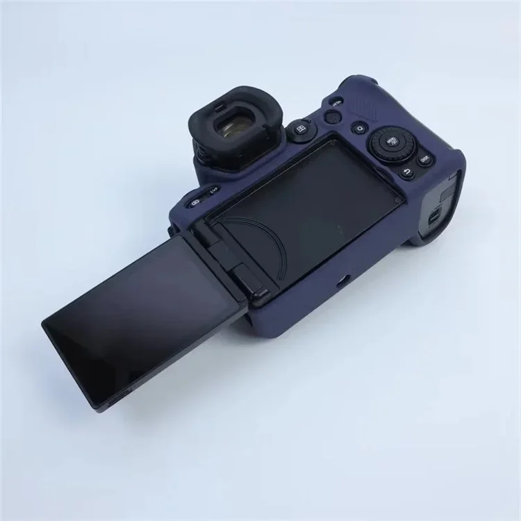 Para Panasonic Lumix S5 Mark II Protector de cámara Funda de silicona anti-arañazos Cubierta de protección contra caídas - Zafiro