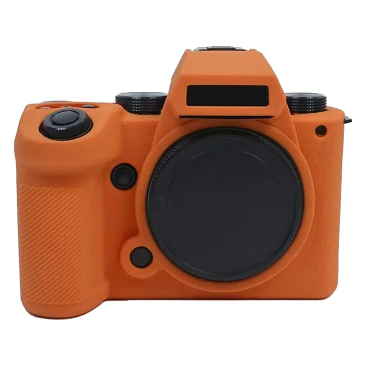 For Panasonic Lumix S5 Mark II Camera Protector Anti-Scratch Silicone Case Sleeve Drop Protection Cover - Orange