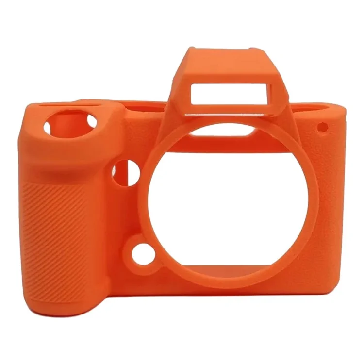 For Panasonic Lumix S5 Mark II Camera Protector Anti-Scratch Silicone Case Sleeve Drop Protection Cover - Orange