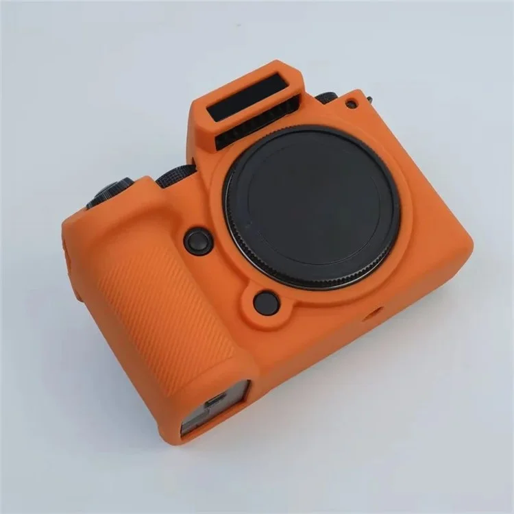 For Panasonic Lumix S5 Mark II Camera Protector Anti-Scratch Silicone Case Sleeve Drop Protection Cover - Orange