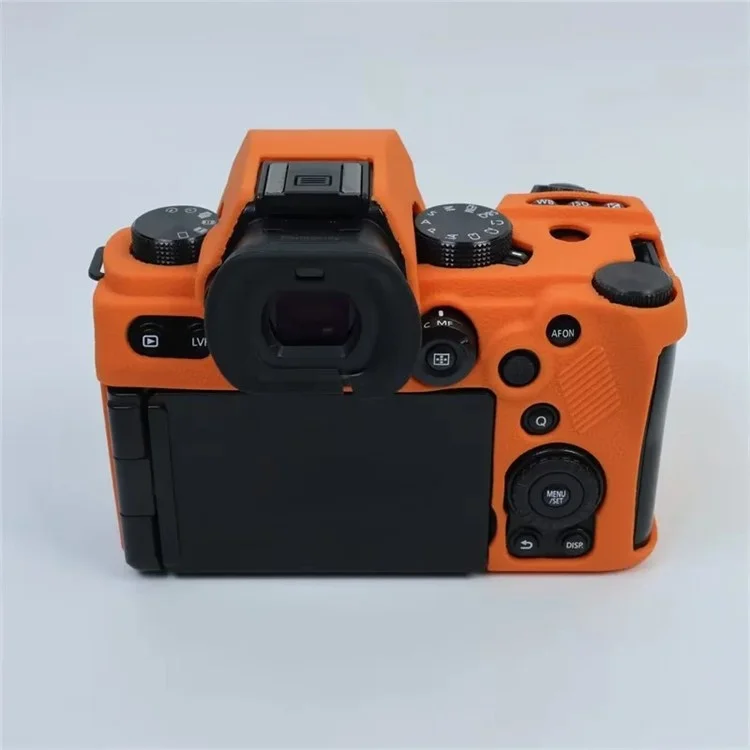 For Panasonic Lumix S5 Mark II Camera Protector Anti-Scratch Silicone Case Sleeve Drop Protection Cover - Orange