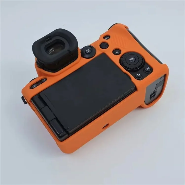 For Panasonic Lumix S5 Mark II Camera Protector Anti-Scratch Silicone Case Sleeve Drop Protection Cover - Orange