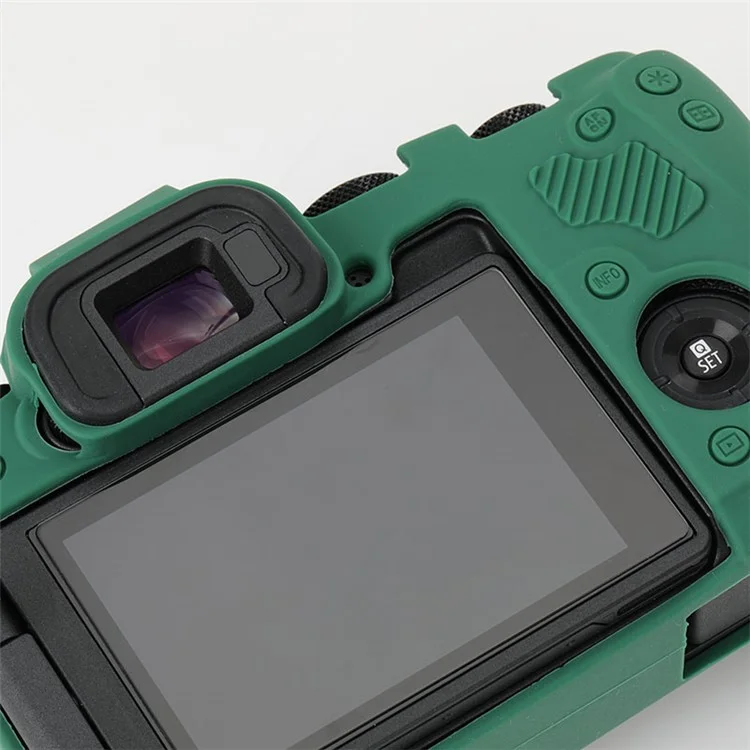 For Canon EOS R8 Camera Protector Anti-Scratch Sleeve Silicone Case Drop Protection Cover - Green
