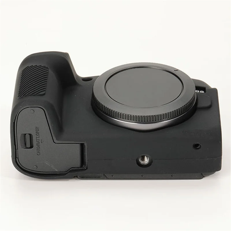 For Canon EOS R8 Camera Protector Anti-Scratch Sleeve Silicone Case Drop Protection Cover - Black