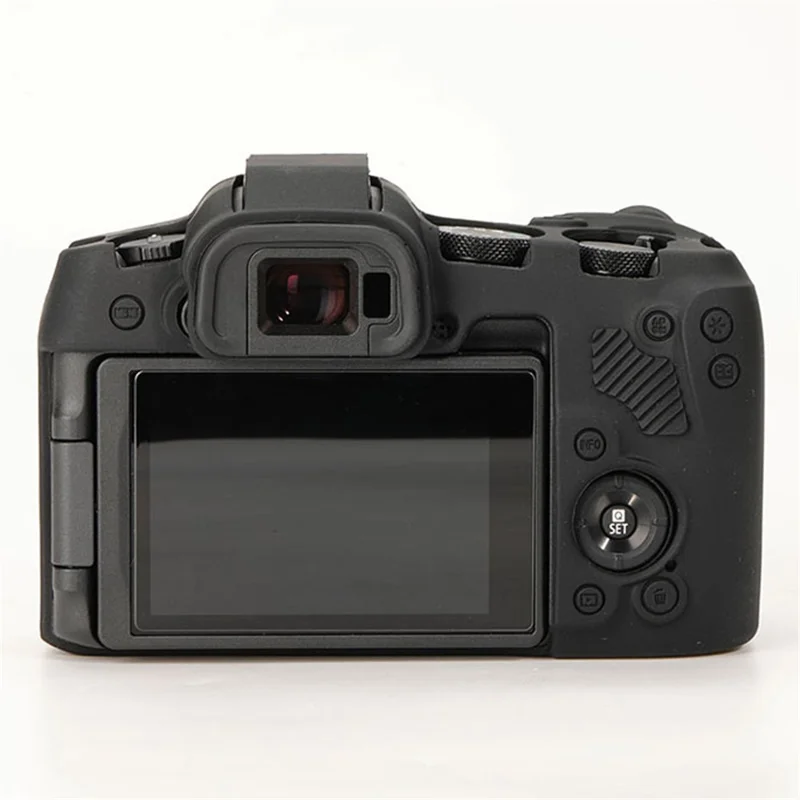For Canon EOS R8 Camera Protector Anti-Scratch Sleeve Silicone Case Drop Protection Cover - Black