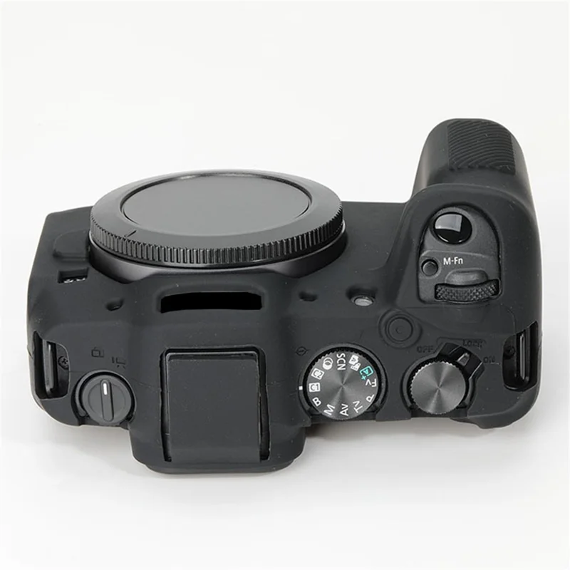 For Canon EOS R8 Camera Protector Anti-Scratch Sleeve Silicone Case Drop Protection Cover - Black