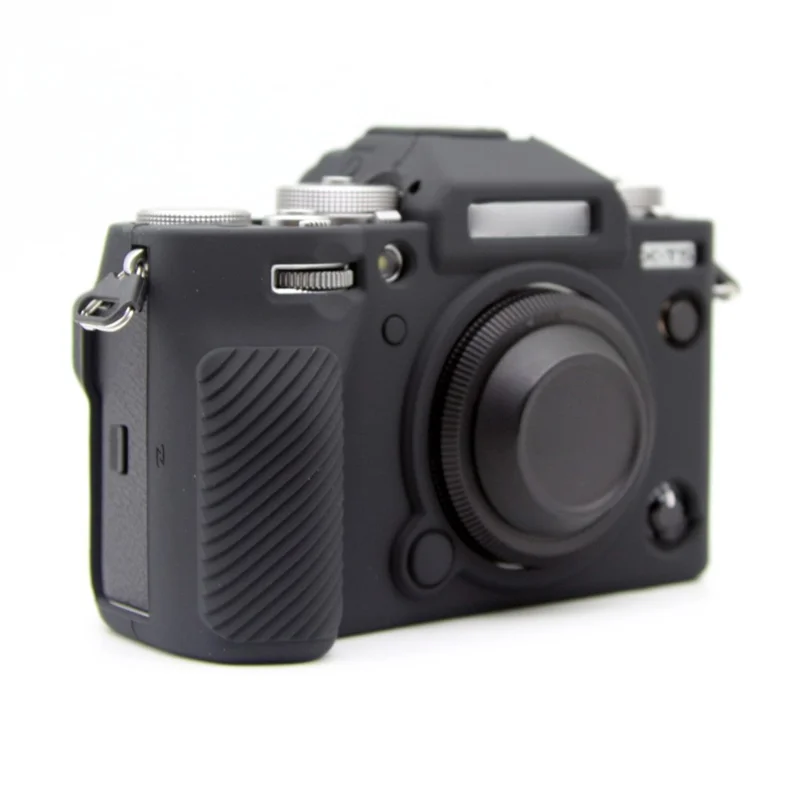 For Fujifilm X-T5 Soft Silicone Anti-scratch Case Camera Protective Cover - Black
