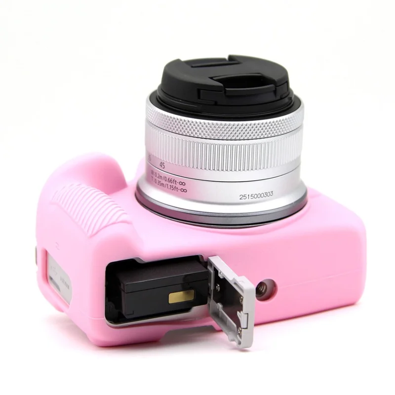 For Canon EOS R50 Camera Protective Cover Soft Silicone Anti-collision Sleeve - Pink