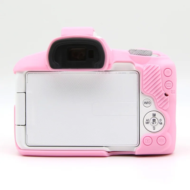 For Canon EOS R50 Camera Protective Cover Soft Silicone Anti-collision Sleeve - Pink