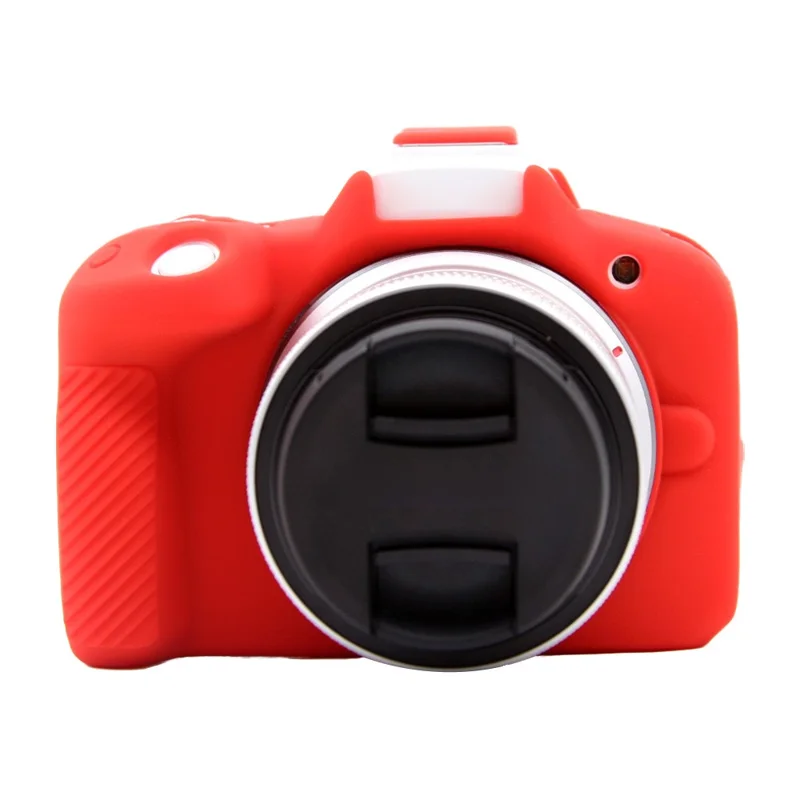 For Canon EOS R50 Camera Protective Cover Soft Silicone Anti-collision Sleeve - Red
