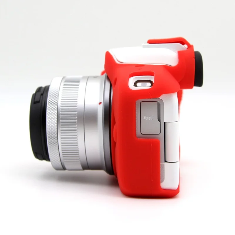 For Canon EOS R50 Camera Protective Cover Soft Silicone Anti-collision Sleeve - Red